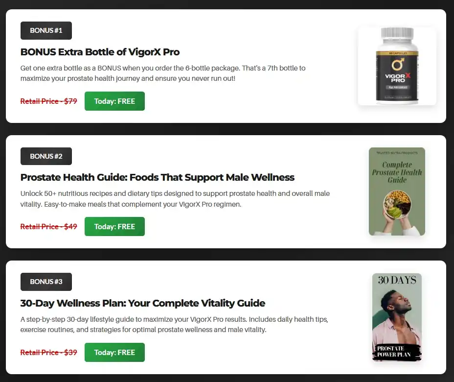 vigorx pro benefits vigorx pro order bonus